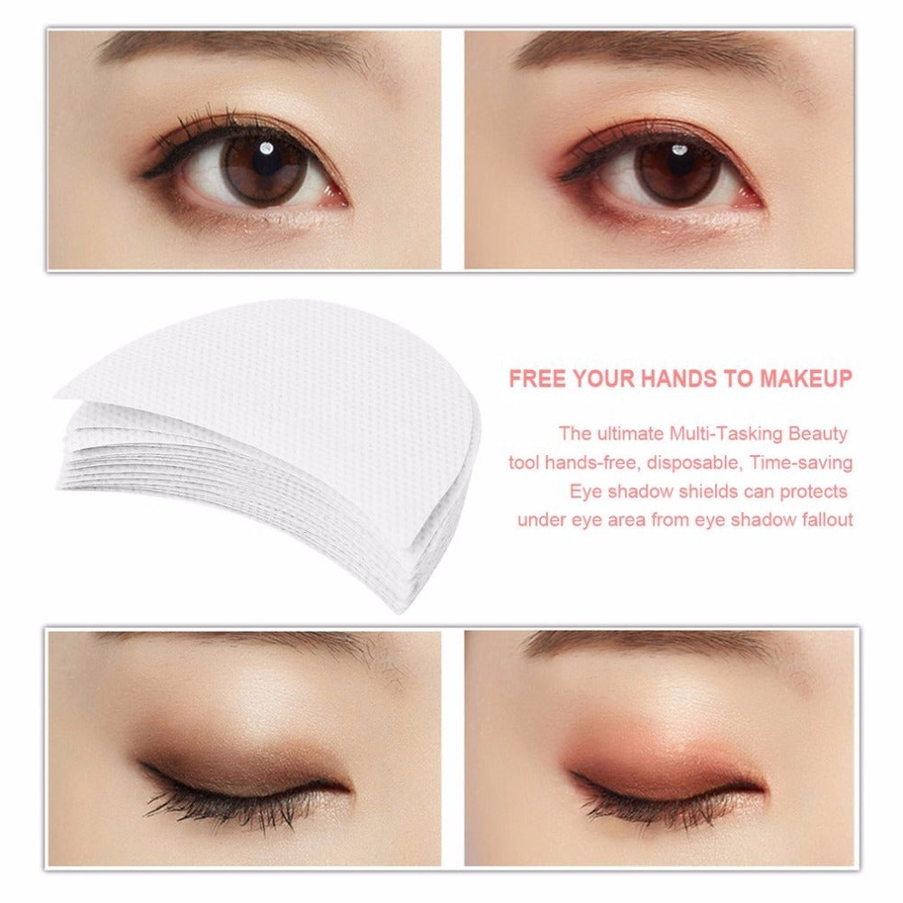 20pcs Pro Cotton Eyeshadow Shields Under Eyes Lips Makeup Tool-in Eye Shadow Applicator